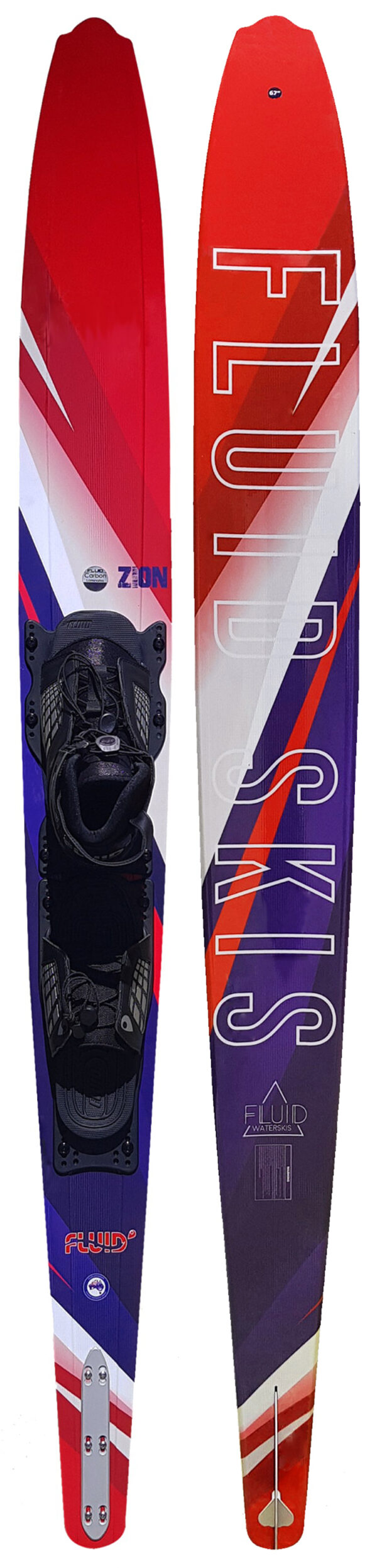 Fluid Zion Mens Slalom Ski With Genesis Boot and ARTP