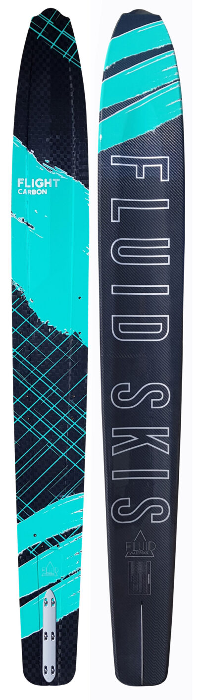 Fluid Flight Carbon Teal Feestyle Ski only With Fin