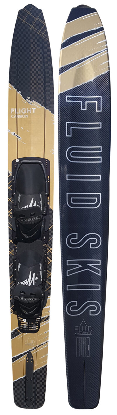 Fluid Flight Carbon Gold Freestyle Ski With Wiley Boot and RTP