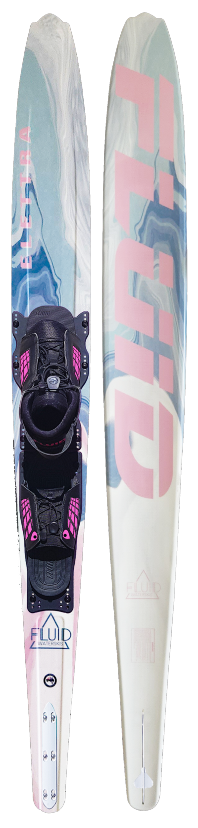 Fluid Elettra Womens Slalom Ski With Pink Genesis Boot & ARTP