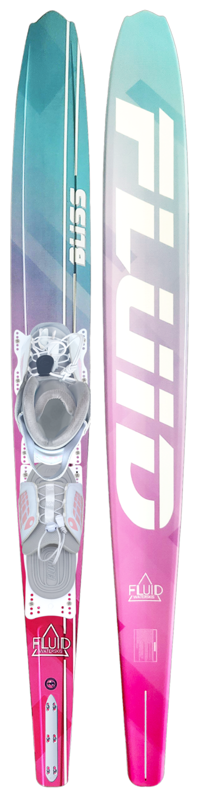 Fluid Bliss Womens Ski With White Genesis Boot and ARTP series 9