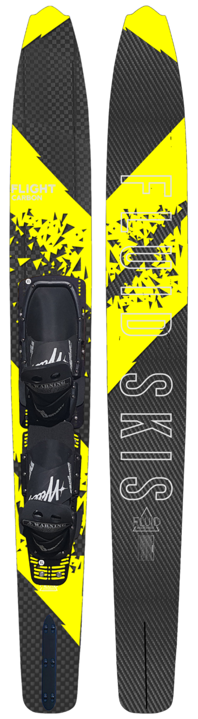 Fluid Flight C Cadmium ski with Wiley front and rear boots series 9