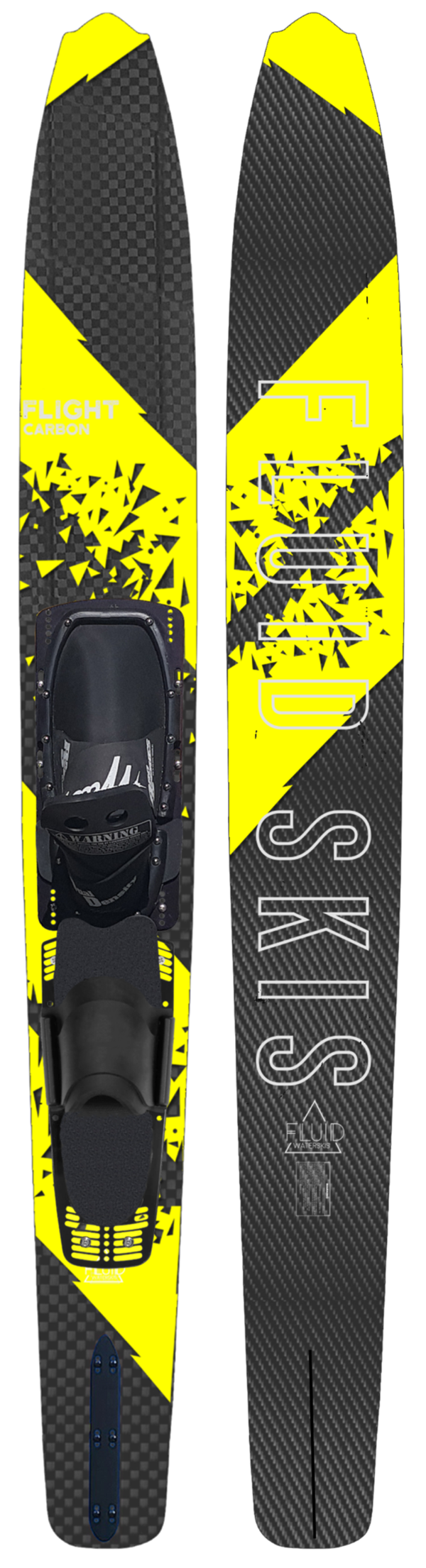 Fluid Flight C Cadmium ski with Wiley front boot & RTP series 9