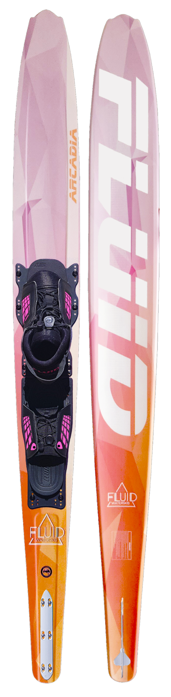 Fluid Arcadia Womens Ski With pink Genesis Boot and ARTP series 9